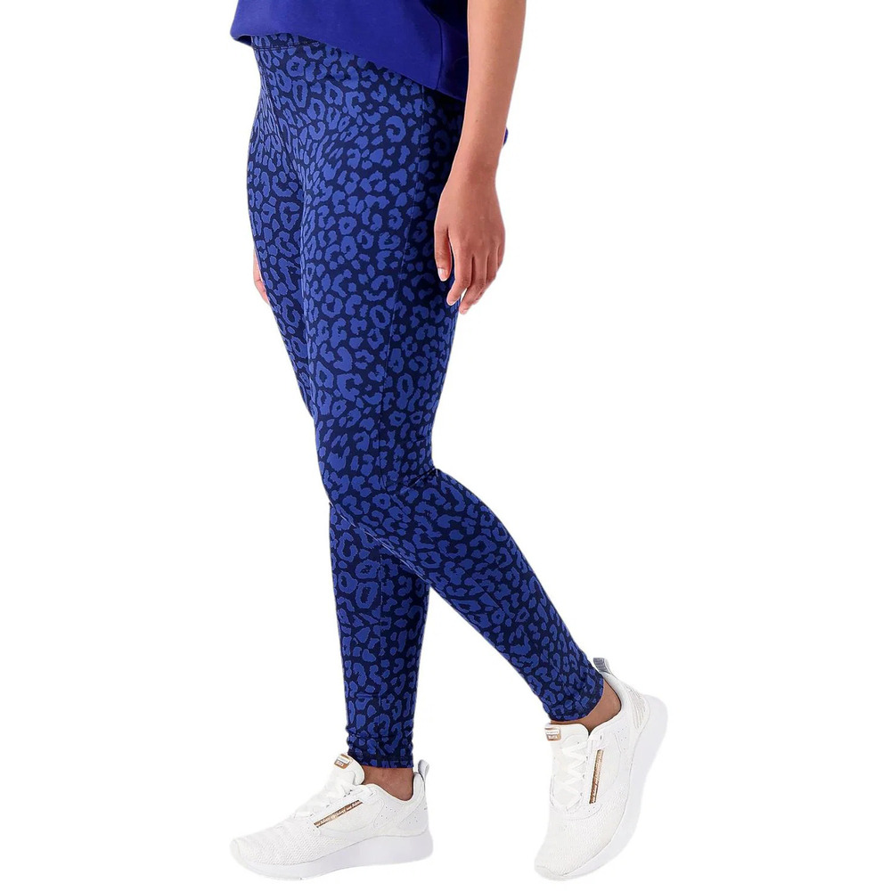 Sport Savvy Printed Ankle Length Legging Blue Animal - Regular